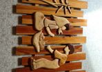 wood decor wall hanging