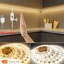 Smart LED Strip Lights with Motion Sensor, USB- RGB-Free White Light Image 2