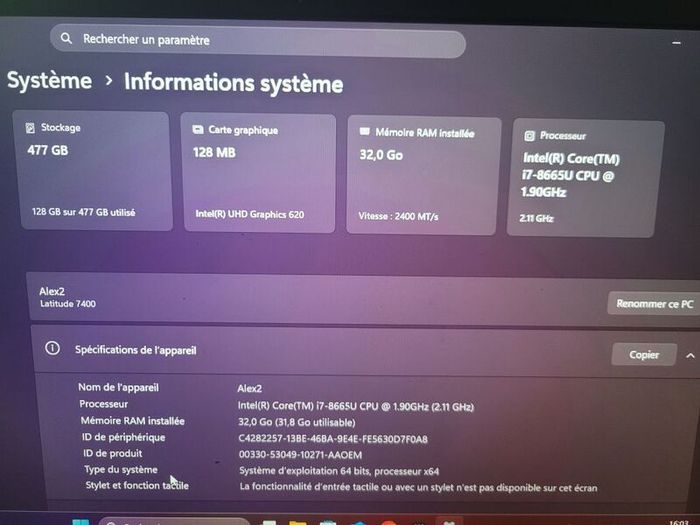 Dell latitude 7400