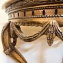 20th Century Giltwood Demilune Console Table with Shaped Marble Top Image 3