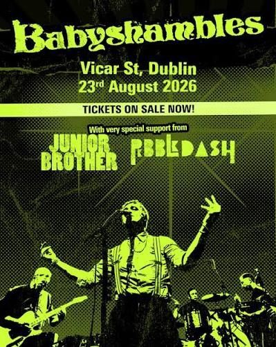 x2 Standing Tickets for Babyshambles @ Vicar St, 23/8/2026
