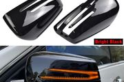 2pcs Replacement Carbon Fiber Pattern Rearview side Mirror cover caps For Mercedes Benz W176 W246 W204 W212 W221 C117 X204 X156
