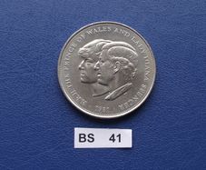 1981 Great Britain. 25 New Pence. 'Wedding of Prince Charles and Lady Diana'