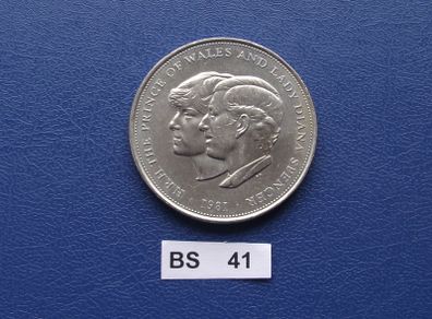 1981 Great Britain. 25 New Pence. 'Wedding of Prince Charles and Lady Diana'