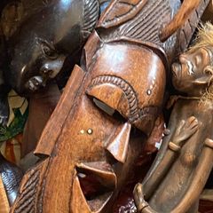 African artefacts  wooden