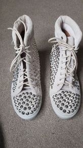 Funky Jeffrey Campbell High Top Havana Trainers Size 5