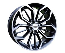 17" Ford ST Type Black Alloy Wheels Ford Peugeot Renault Volvo 5x108