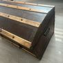 antique travel chest Image 6