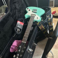 Shergold guitar and amp with hard case