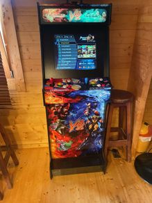 Full-Size Retro Stand-Up Arcade Cabinet Saga XII Plus 3D