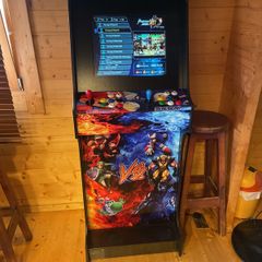 Full-Size Retro Stand-Up Arcade Cabinet Saga XII Plus 3D