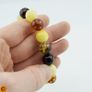 Luxury Large Baltic Amber Beaded Bracelet 12mm Amber Beads Bracelet for Men Women Unisex Elastic Bracelet Amber Beads Image 5