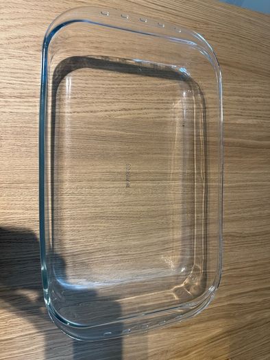 Glass baking tray - large