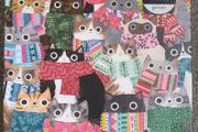 Galison Wintry Cats 500 Piece Puzzle