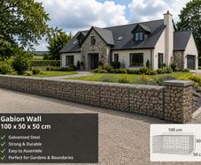 20 x DIY Gabion baskets (100x50x50)  FREE Delivery