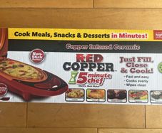 Red copper 5 minute grill