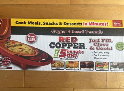 Red copper 5 minute grill