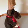 Vintage moose soft toy Image 2