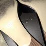 Vintage Gucci Black Leather Buckle Heel Image 8