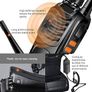 FREE SHIPPING 8 Pack 88E Long Range Walkie Talkie USB Rechargeable 16CH Walky Talky Radio with Earpieces and LED Light Voice Prompt for Field Survival Biking and Hiking Image 4
