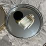 Brand New Beautiful Gold And Silver Mirror Round Tray Image 2