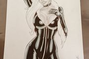 Original Comic Art of Marvels Black Cat by Narcelio Sousa 2