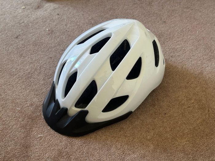 White Bike Helmet