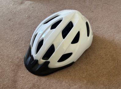 White Bike Helmet