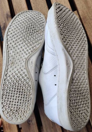 Mens Nike Court Vintage Trainers CT1726 100 White/Orange Size UK 9
