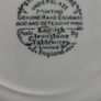 Lovely Vintage Brown and White English Ironstone Tableware Plate in a Fabulous Chintz Style Pattern, with Blossoms and Berries Image 6