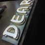 Custom Crystal Gold LED Letters - Any Word, Any Logo, Any Size Image 2