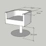 Bella NARAZZIO Hairdresser Styling Chair, Diamond Collection Image 4