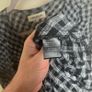 Lollys Laundry Check Midi Dress Sz 6UK 2US XS Black Long Sleeve Casual Classic Image 10