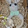 handmade baby rattler and soother clip Image 3