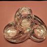 3 Table Centre Piece Tea Light Holders Image 7