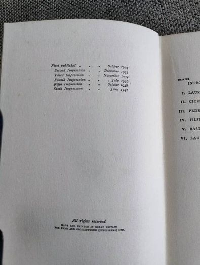 Laura was my Camel 1941 hardback with dustcover edition by Arthur Weigall in good condition with some signs of wear on the dustcover see photos FREE STANDARD POSTAGE INCLUDED