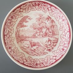 Large Vintage Biltons Pink  Countryside Dinner/Serving  Plate