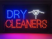Led Dry Cleaners Sign