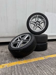 Genuine Mercedes AMG 18" Alloy Wheels - Continental Tyres