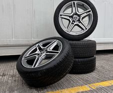 Genuine Mercedes AMG 18" Alloy Wheels - Continental Tyres