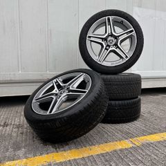 Genuine Mercedes AMG 18" Alloy Wheels - Continental Tyres