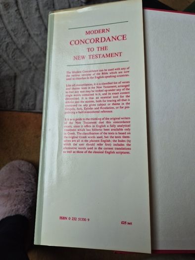 Unique Item. Vintage SlipC. Modern Concordance to the New Testament. 1976. Religious.Bible.