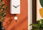 Modern Art Cuckoo Clock 28cm by Engstler  Made in Germany with Automatic Night Shut-Off