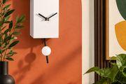 Modern Art Cuckoo Clock 28cm by Engstler  Made in Germany with Automatic Night Shut-Off