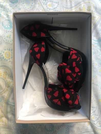 Dune ladies shoes and matching bag, never worn, size UK5