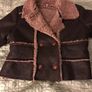 Catimini aviator / shearling Coat/ Jacket  age 8 126cms Image 7