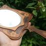 Antique  Wood Mirror Image 6