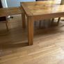 Solid oak dining table Image 4