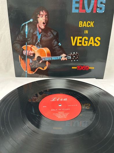 Elvis Presley Back In Vegas LP Lisa LMP 69-01 1986 Red Label Vinyl Bootleg