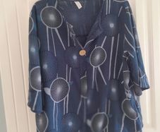 Navy100% Cotton Top